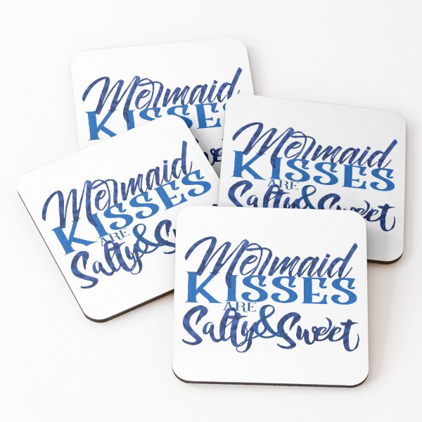 Item preview, Los besos de sirena son salados y dulces - Texto azul designed and sold by Sheila Pressley.