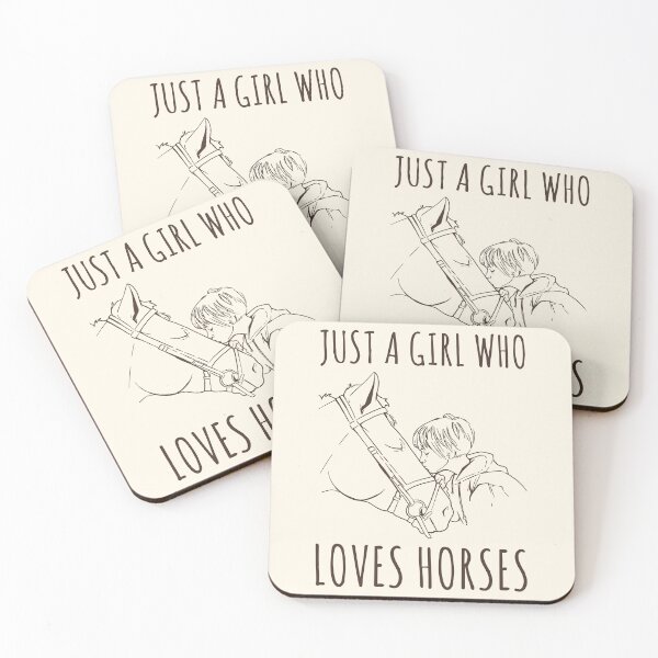 Item preview, Just A Girl Who Loves Horses designed and sold by OnepixArt.
