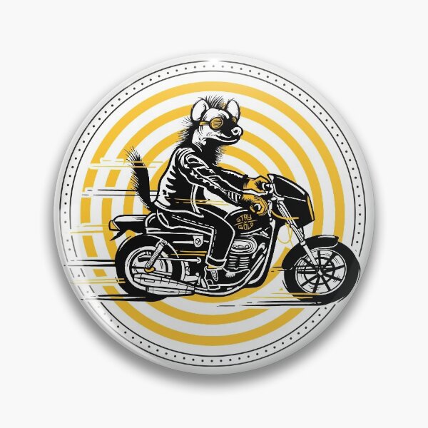 Item preview, Stay Gold Outsiders Biker Hyena designed and sold by StayGoldShop.