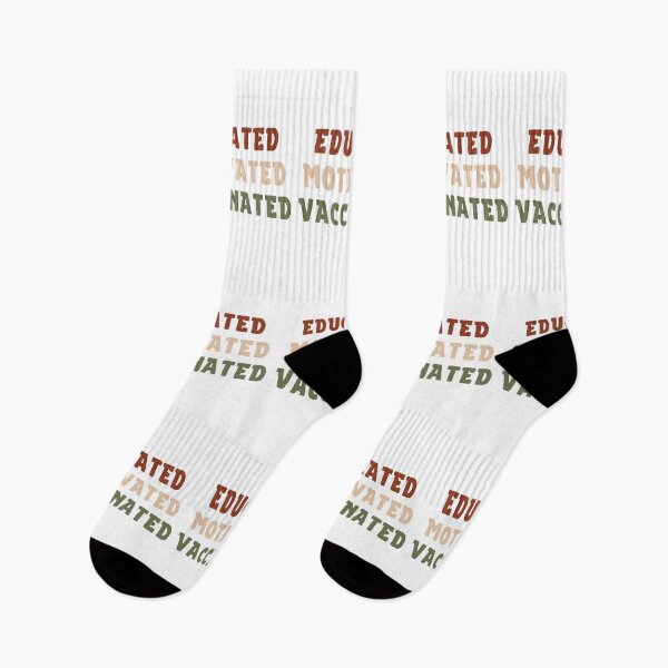 Item preview, Educated Motivated Vaccinated Retro Pro Science designed and sold by IntegrityDesign.