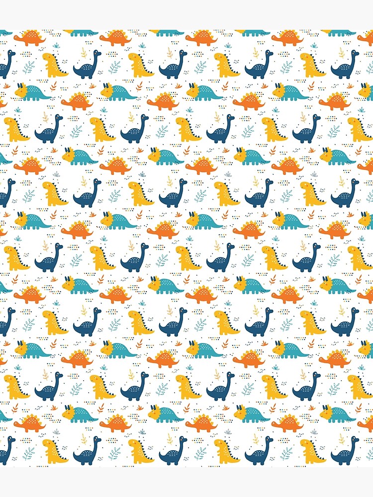 Dinosaurios divertidos estampados de Astrobiologic