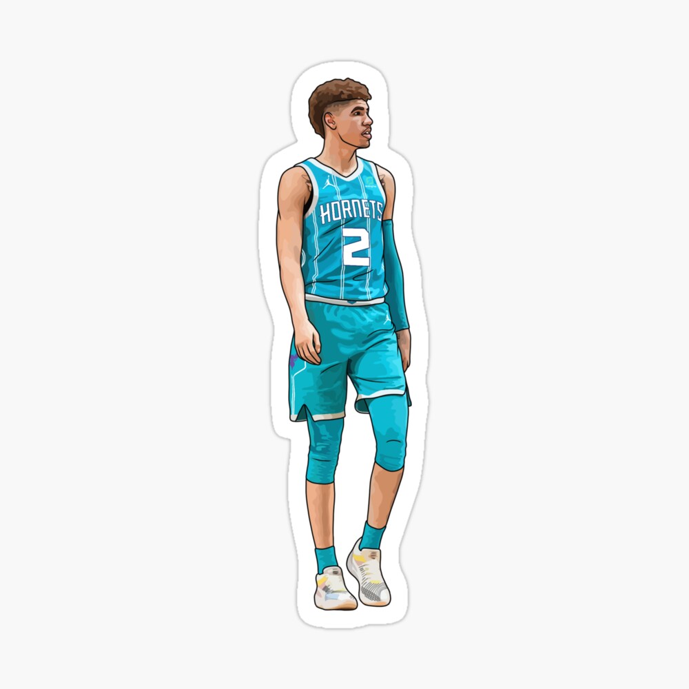 LaMelo Ball Basketball Edit Hornets - Lamelo Ball - Sticker