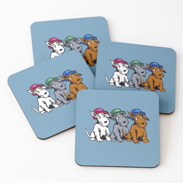 Item preview, Three Quizzical Dogs in Bowler Hats designed and sold by binkk7.