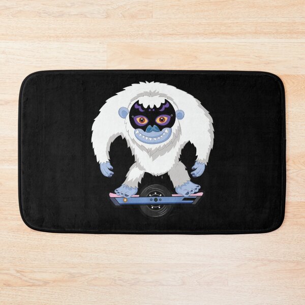Item preview, A White monster riding Electric Skateboard Skateboarding One Whee Rider Gift  designed and sold by Dadya.