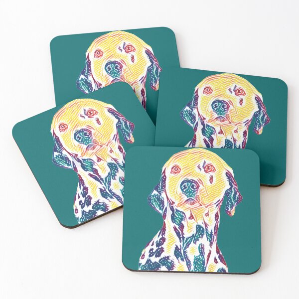 Aperçu de l'œuvre Art abstrait de chien dalmatien créée et vendue par forziati design.