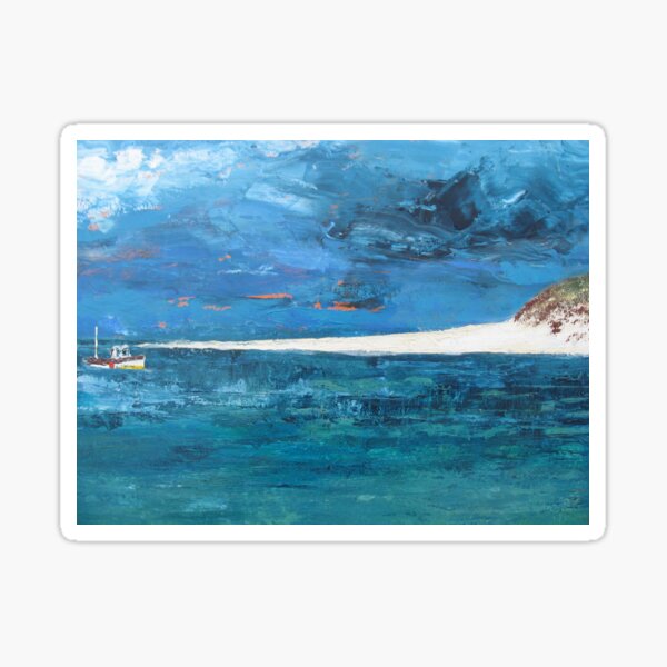Hayle beach Sticker