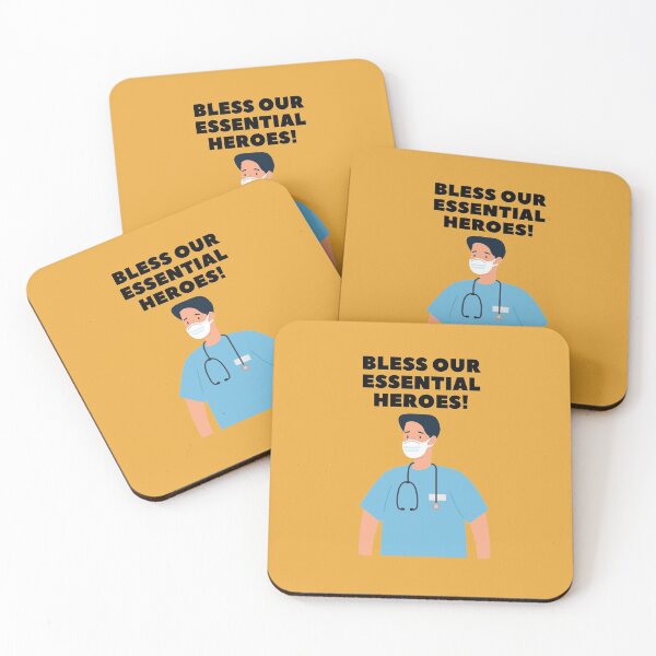 Item preview, Bless Our Essential Heroes! designed and sold by Rell1970.
