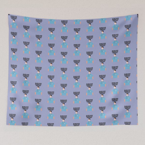 Item preview, Bless Our Essential Heroes! designed and sold by Rell1970.