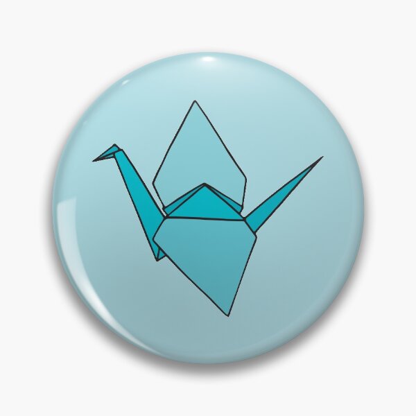 Item preview, Blue Origami Paper Crane designed and sold by murialbezanson.