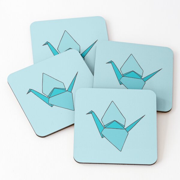 Item preview, Blue Origami Paper Crane designed and sold by murialbezanson.