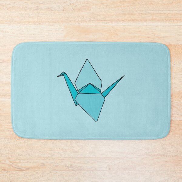 Item preview, Blue Origami Paper Crane designed and sold by murialbezanson.