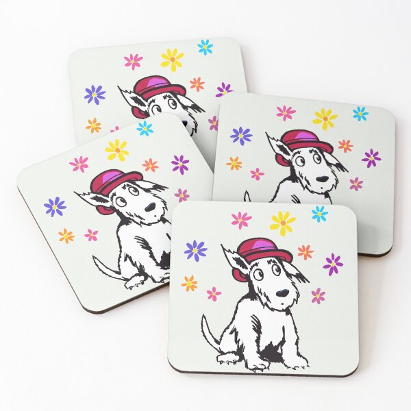 Item preview, Flower Power Quizzical Dog designed and sold by binkk7.