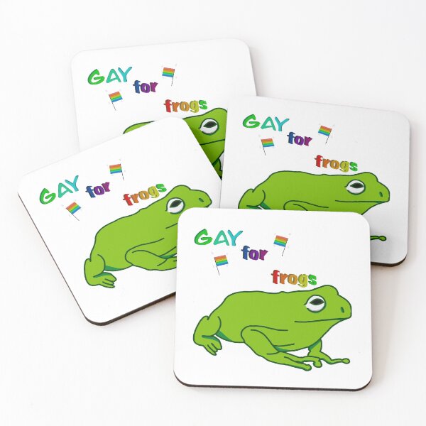 Item preview, ‘gay for frogs’ designed and sold by Zi675.
