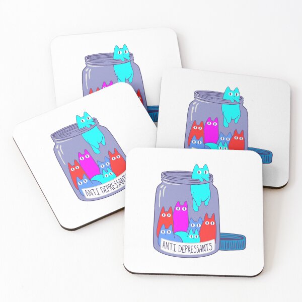 Item preview, Anti depressant cats designed and sold by MoonCat26.