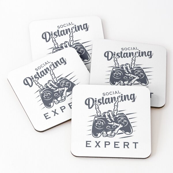 Item preview, Awesome Social Distancing Expert gaming Hand Skeleton  designed and sold by KingMasterStore.