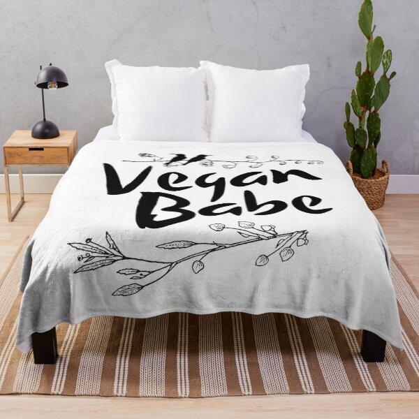 Item preview, Vegan Babe quote - Veganuary designed and sold by Pandoras-Boxx.