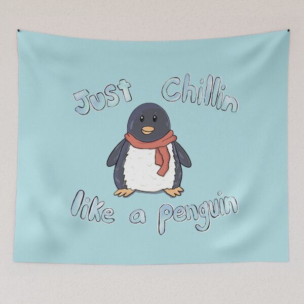 Item preview, Just Chillin Like a Penguin  designed and sold by RoserinArt.