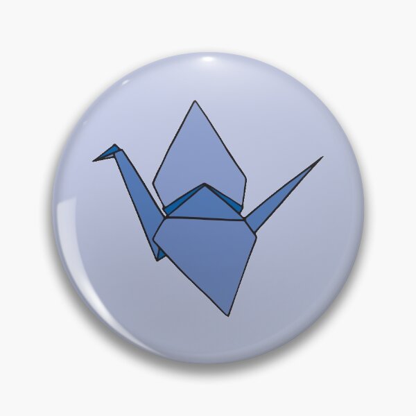 Item preview, Dark Blue Origami Paper Crane designed and sold by murialbezanson.