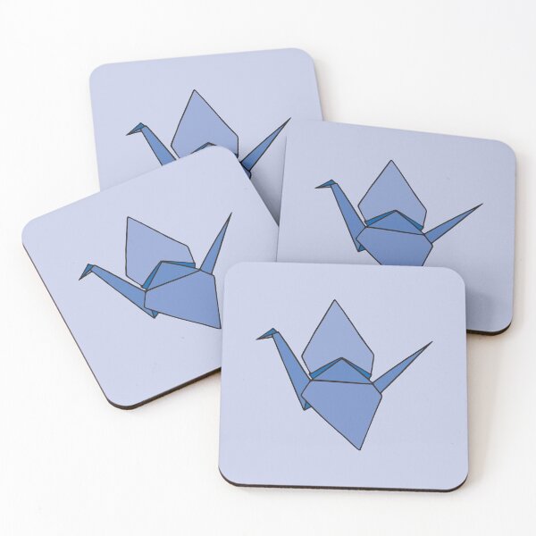 Item preview, Dark Blue Origami Paper Crane designed and sold by murialbezanson.