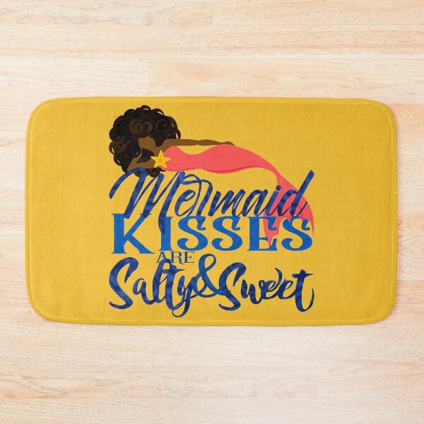 Item preview, Mermaid Kisses Are Salty and Sweet - Dark Skin designed and sold by Sheila Pressley.
