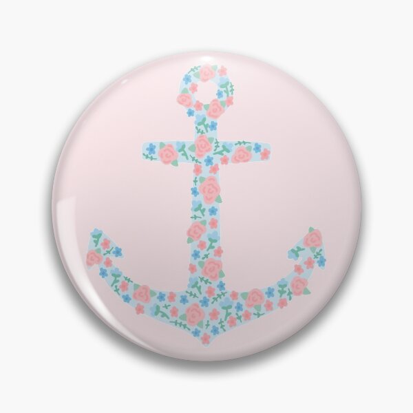 Item preview, Dainty Floral Print Anchor designed and sold by Camille Albers.