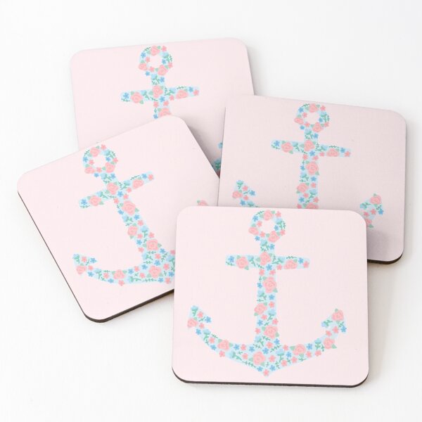 Item preview, Dainty Floral Print Anchor designed and sold by Camille Albers.
