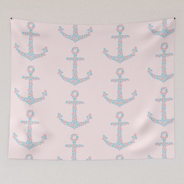 Item preview, Dainty Floral Print Anchor designed and sold by Camille Albers.