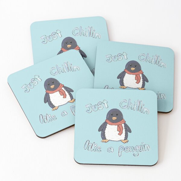 Item preview, Just Chillin Like a Penguin  designed and sold by RoserinArt.