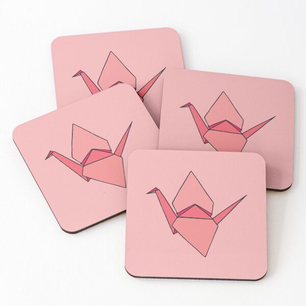 Item preview, Pink Origami Paper Crane designed and sold by murialbezanson.