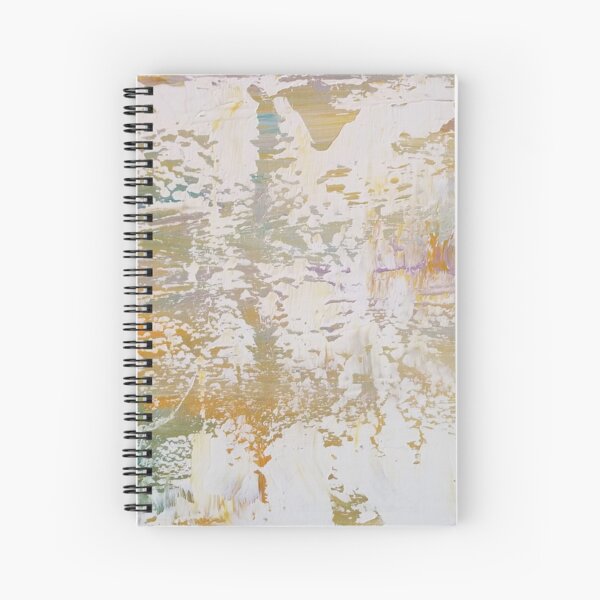 Soft Goes The Light painting on products. Spiral Notebook