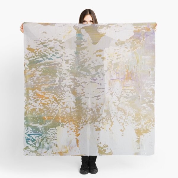 Soft Goes The Light painting on products. Scarf