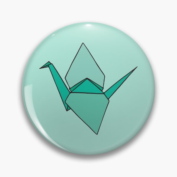 Item preview, Green Origami Paper Crane designed and sold by murialbezanson.