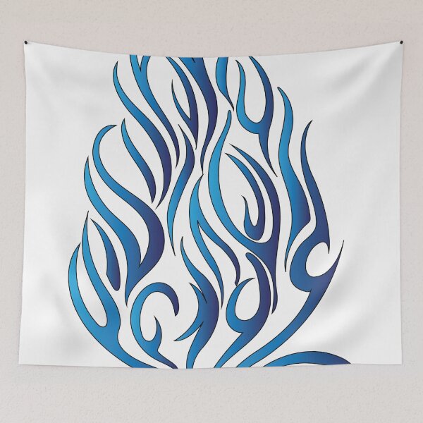 Item preview, Blue Tribal Flame Design designed and sold by RocketshSD.