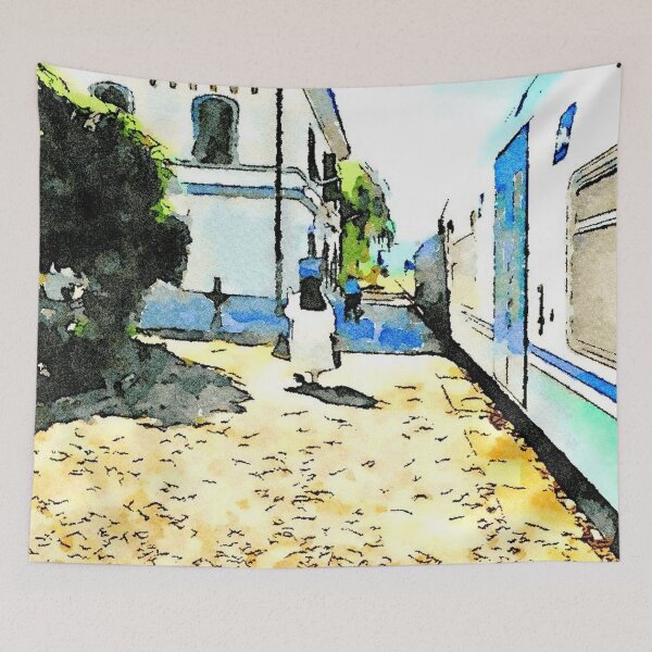 Item preview, Fognano: train at the station designed and sold by Giuseppe Cocco.