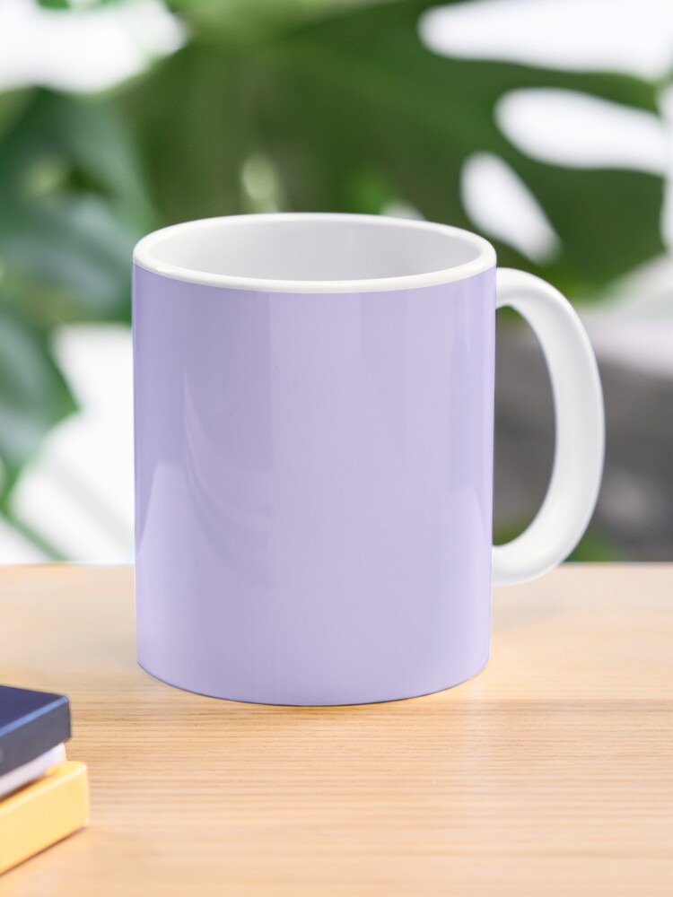 Ceramic Mug w/ Lavender Design - 4.5