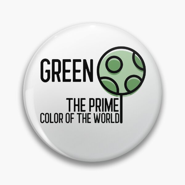 Item preview, Ecology Green the color of the world designed and sold by Hooked-Atire.