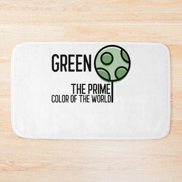 Item preview, Ecology Green the color of the world designed and sold by Hooked-Atire.