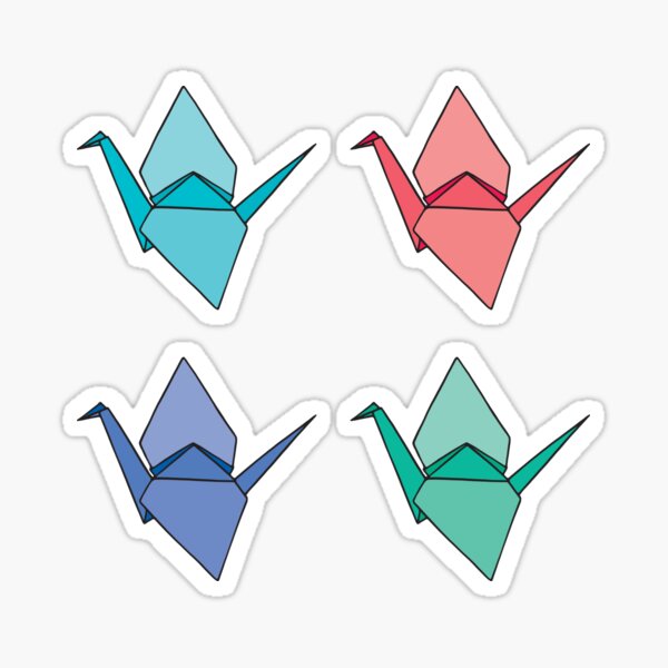 Item preview, Origami Crane Pattern Set designed and sold by murialbezanson.