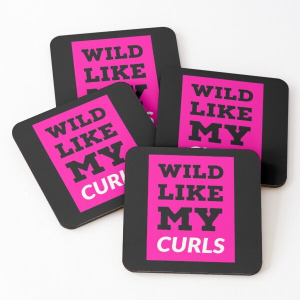 Item preview, Wild Like My Curls Pink Font designed and sold by SacredsDesigns.