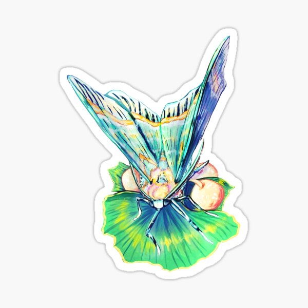 Moth Sticker – Fluffed Animals