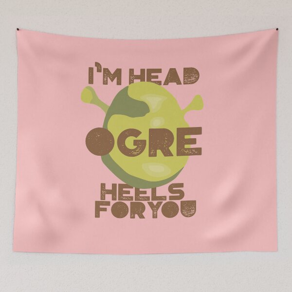 Item preview, Shrek Head Ogre Heels designed and sold by anyatiwari.