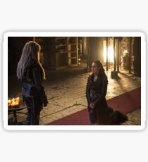 Clexa bow Sticker