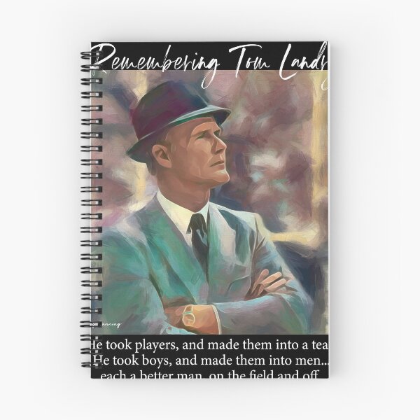 Artikelvorschau, Tom Landry Tribut entworfen und verkauft von Doug's Landing.