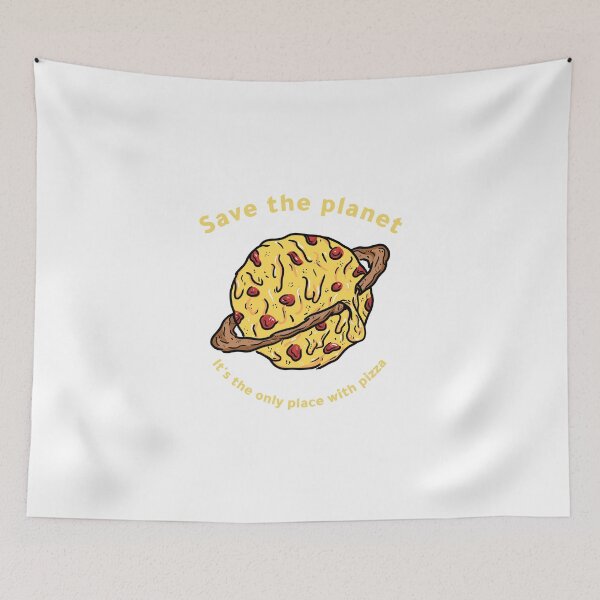 Item preview, Ecology save the pizza planet designed and sold by Hooked-Atire.