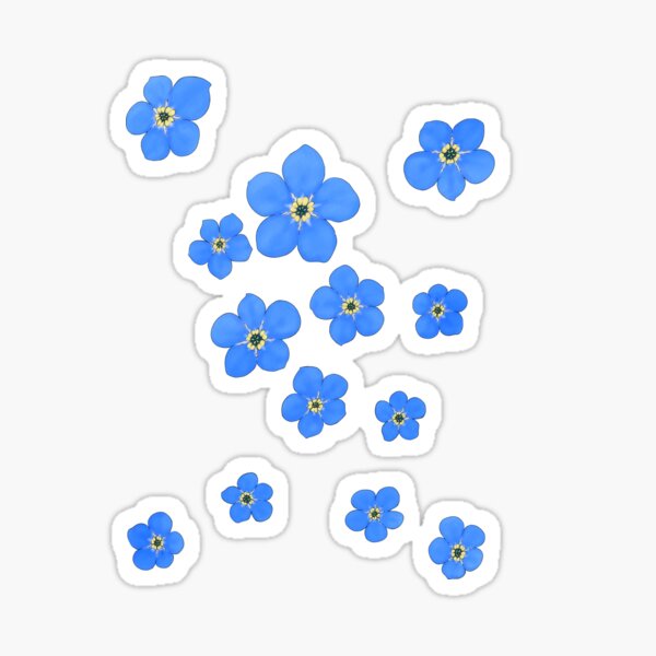 Forget Me Not Sticker
