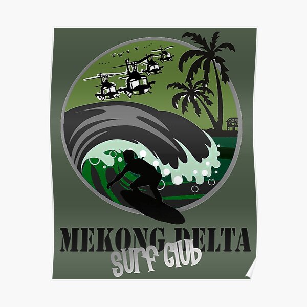 MEKONG DELTA SURF CLUB (NUMÉRO DE L'ARMÉE) Poster
