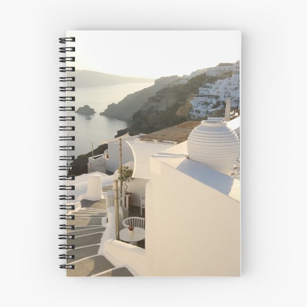 Item preview, Golden Hour in Oia, Santorini, Greece - Beautiful White Panorama and Sunset View designed and sold by whatisonmymind.