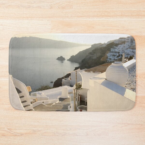 Item preview, Golden Hour in Oia, Santorini, Greece - Beautiful White Panorama and Sunset View designed and sold by whatisonmymind.