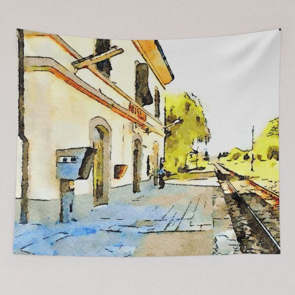 Item preview, Railway station designed and sold by Giuseppe Cocco.