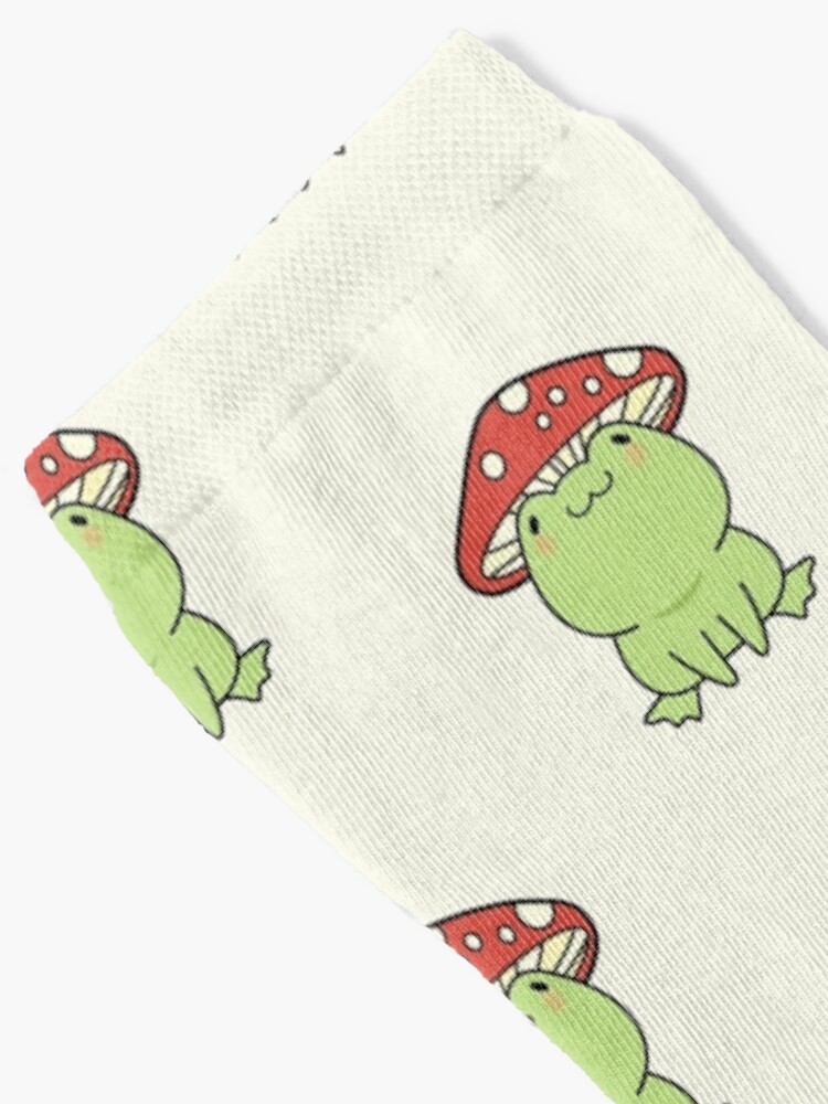 Alternate view of Mushroom frog Socks